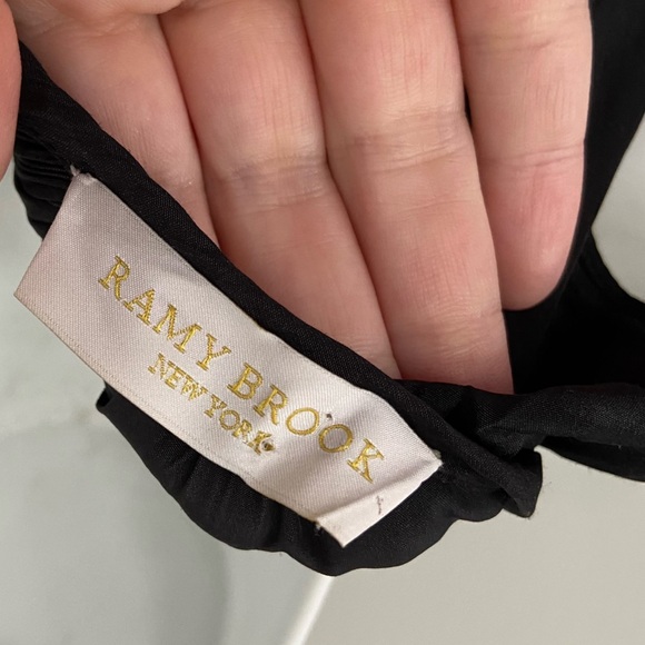 Ramy Brook Audrey Crinkle Blouson Midi Dress size Large - Picture 11 of 11